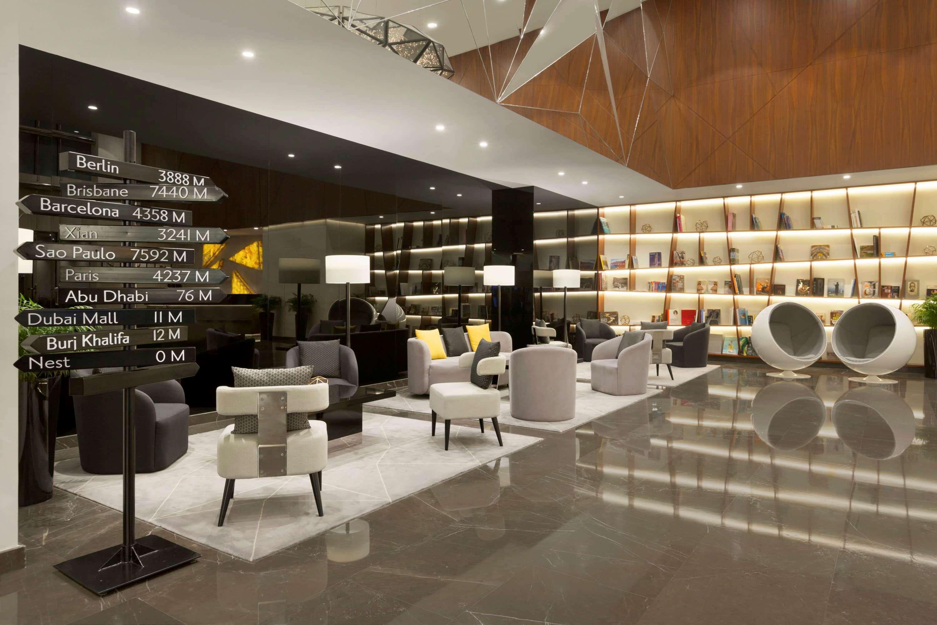 Tryp By Wyndham Dubai Hotel Exterior foto The lobby of the hotel