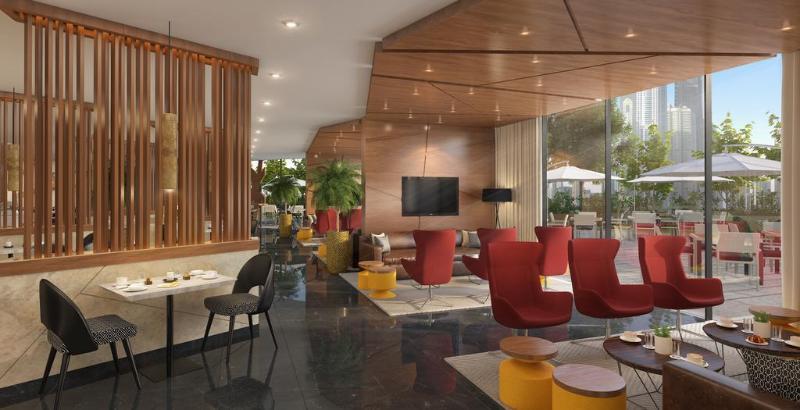 Tryp By Wyndham Dubai Hotel Exterior foto The hotel's lobby